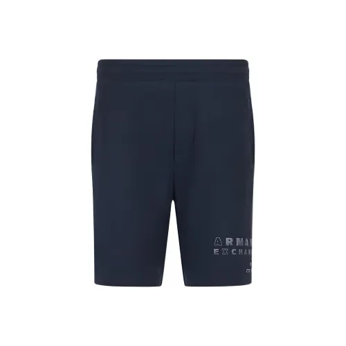 ARMANI EXCHANGE Темно-синие мужские повседневные шорты