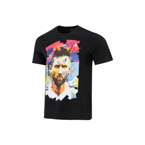 Adidas Футбол Джерси Мужской Черный