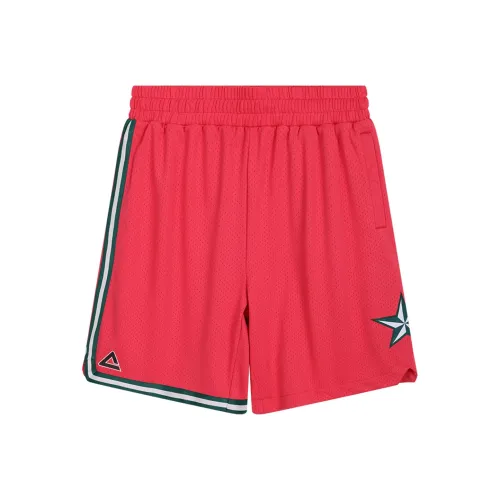 PEAK Персиково-красные Мужские баскетбольные шорты
