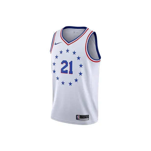 Nike Белый Мужская баскетбольная майка