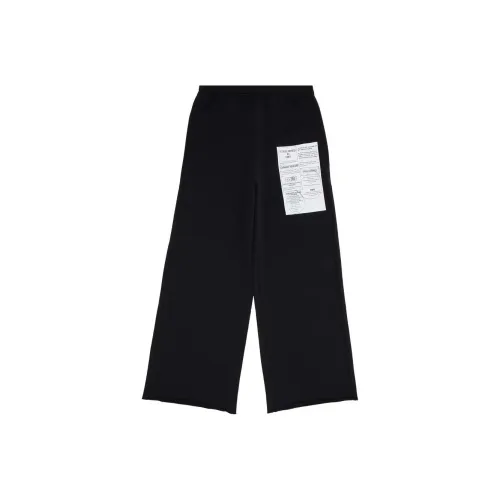 MM6 Maison Margiela совместный бренд SS25 Повседневные брюки Мужские Черные