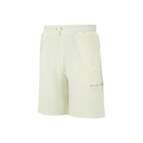 PUMA Humming 3,SS23 Chinese Culture Tribute Series Белые Унисекс Повседневные шорты