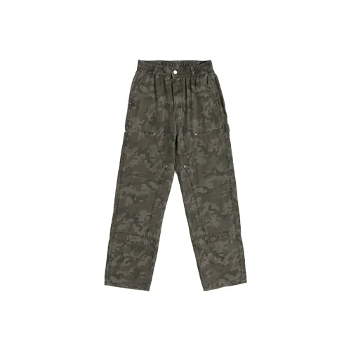 JUCY JUDY Повседневные брюки Унисекс Камуфляж Зеленый