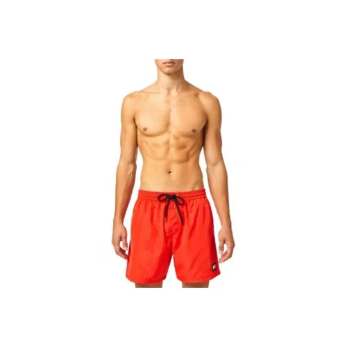 DIESEL Orange Мужские Повседневные Шорты