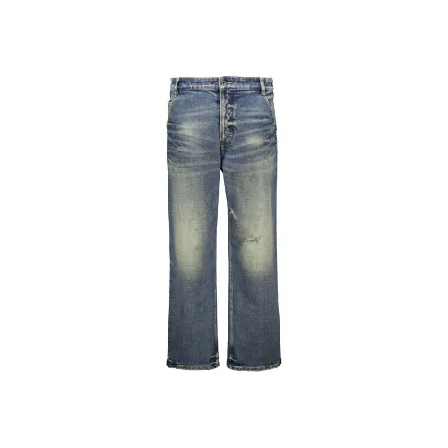 Fax Copy Express FW24 Джинсы Мужские Синие