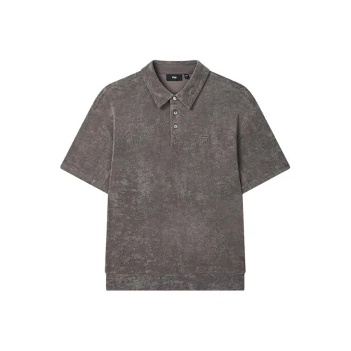 FILA MILANO Collection Sport Поло Мужское Кожа Коричневый