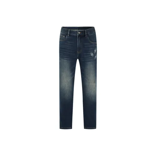 C'N'C New Order Classics series Осенние и зимние Стираемые Джинсы Мужские