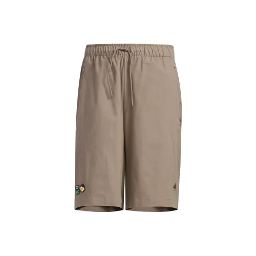 Adidas x SEEBIN SS23 Повседневные шорты Мужские Светло-серый Коричневый