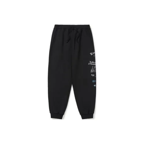 SNOW PEAK x Fallout Шестерня Graphic Повседневные брюки Унисекс Черный