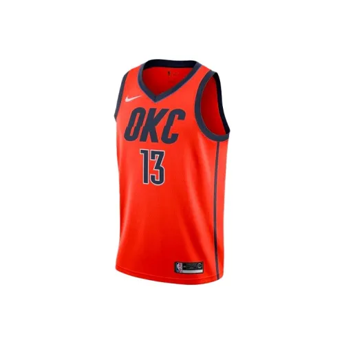 Nike Баскетбольная Джерси Мужская Оранжевая