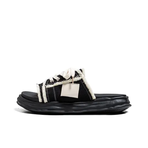 MILLIE'S Кожаный Пэчворк С манжетами Устойчивые к истиранию Слипоны Мужские Черные