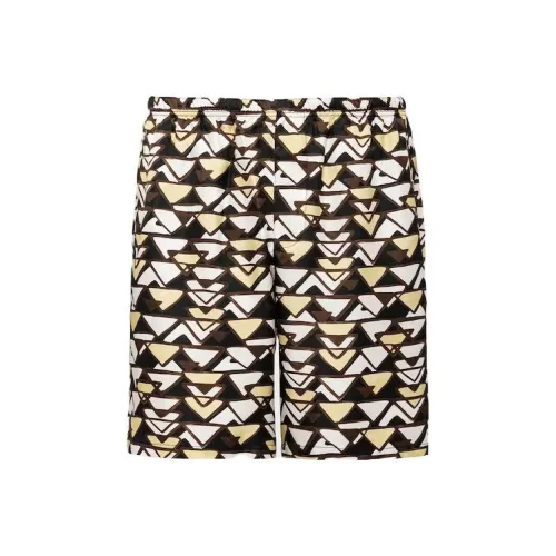 PRADA Пляжные шорты Мужские Многоцветные
