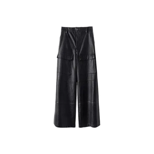 HUANXIANGZHE Повседневные брюки Унисекс Черный