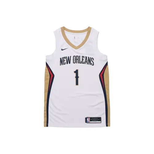 Nike Баскетбольная Джерси Мужская Белая