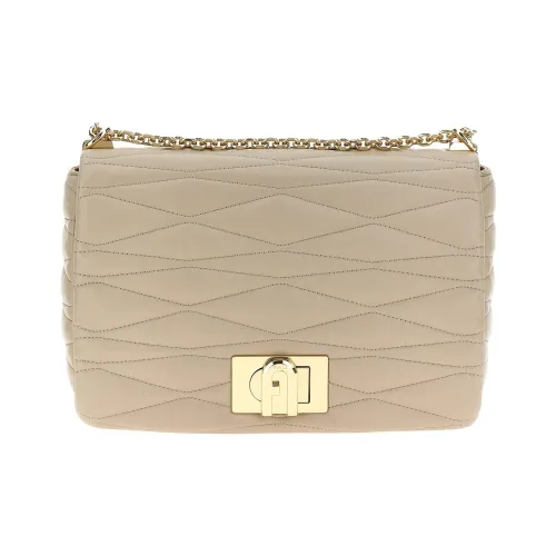 Furla 1927 Collection Овчина Сумка через плечо Сумка на плечо Средняя Женская Серый