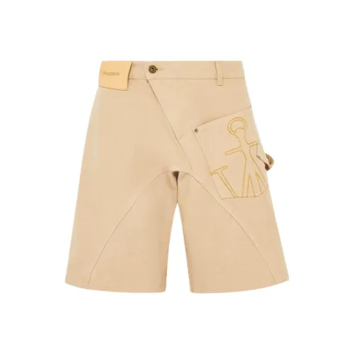 JW Anderson Бежевые Мужские Карго Шорты