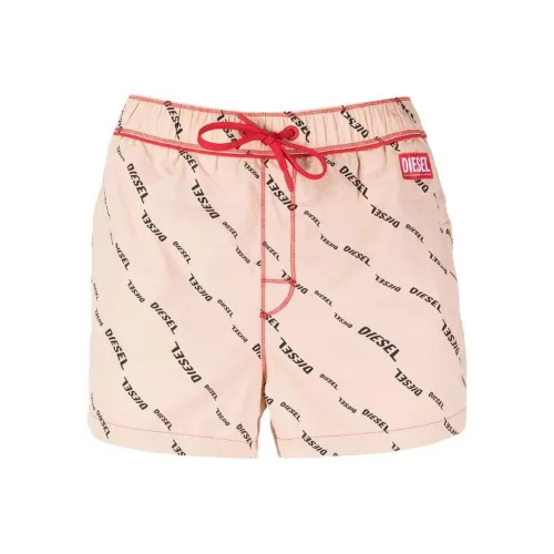 DIESEL Мужские плавательные шорты розового цвета