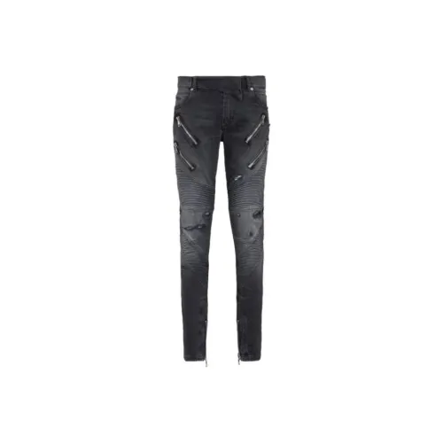 BALMAIN Мужские черные джинсы