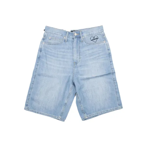 Lee Men's Blue Denim Shorts