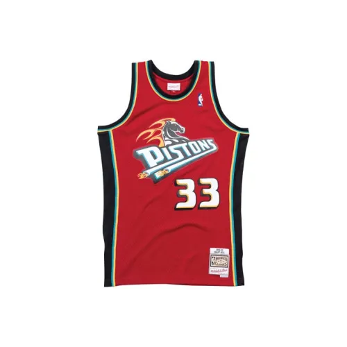 MITCHELL NESS Баскетбольная Джерси Мужская Кирпично-Красная