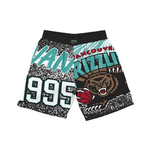 MITCHELL NESS Баскетбольные шорты Мужские Черные