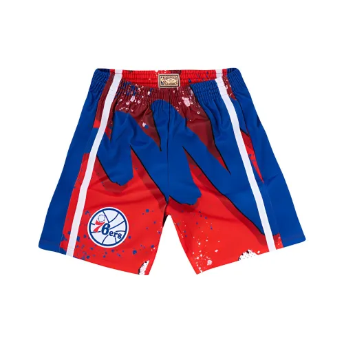 MITCHELL NESS Баскетбольные шорты Мужские Красные