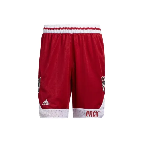 Adidas Red Men's Casual Shorts Adidas Красные Мужские Повседневные Шорты