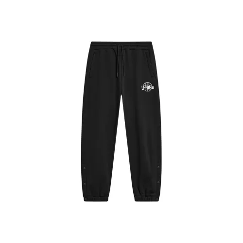 LINING Sports Life Collection Черные Мужские Повседневные Штаны
