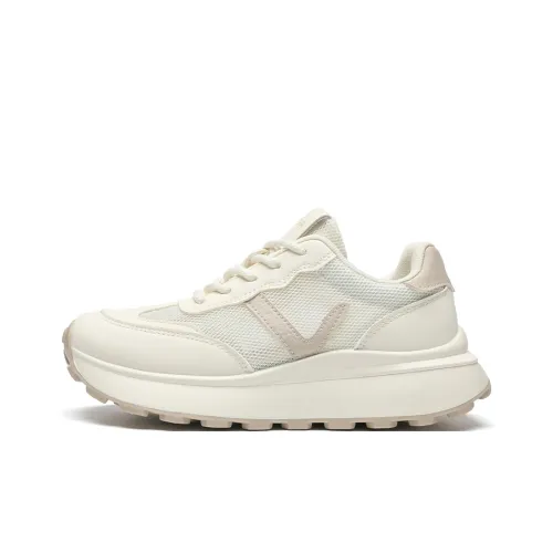 ZHR Низкий топ Повседневная обувь Женская Бежевый Абрикос