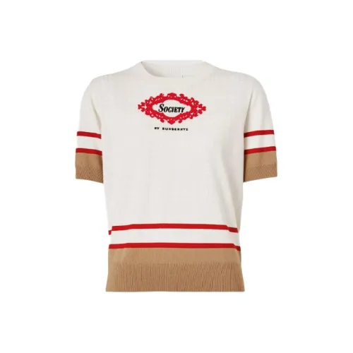 Burberry Белый Женские Короткие Топы