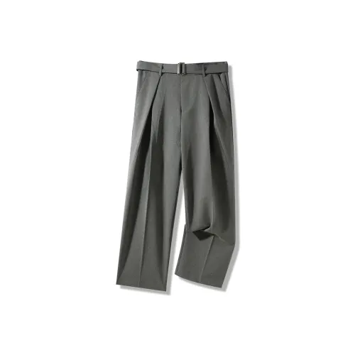 SHANTREE Повседневные брюки Унисекс Темно-серый