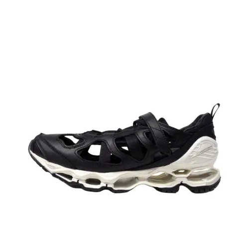 Mizuno Wave Prophecy LS Slip-resistant Abrasion-resistant Low Top Casual Shoes Men's Black Мицубо Уэйв ПроМиси LS Противоскользящий Устойчивый к истиранию Низкий Топ Повседневная Обувь Мужская Черная