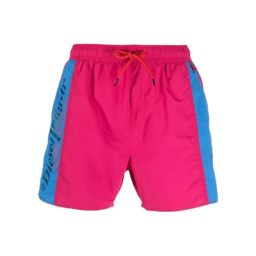 DIESEL Персиково-розовые Мужские Повседневные Шорты