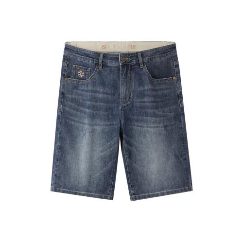 HLA Синий Серый DENIM GRADIENT Средний 19 Мужские Джинсовые Шорты