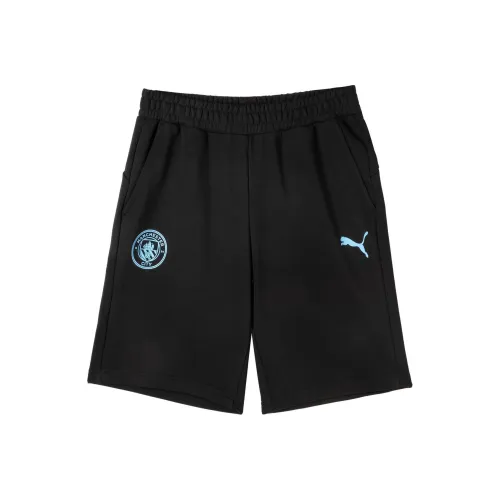 PUMA MCFC ESS Черные Мужские Повседневные Шорты