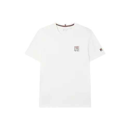 FILA T Рубашка Мужская Стандартная Белая WT