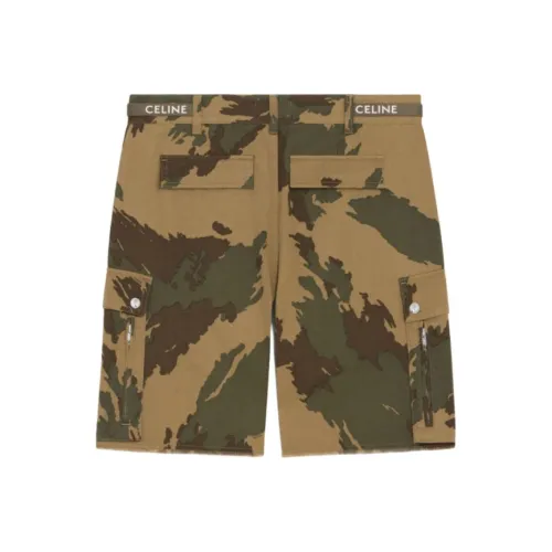 CELINE Карго шорты Мужские Многоцветные