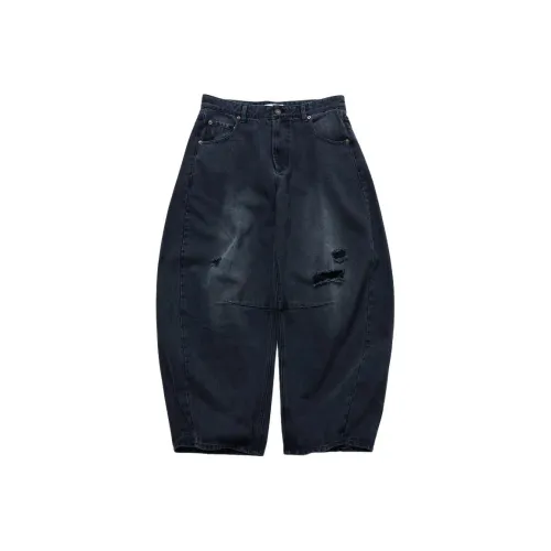 FREAK'S STORE CO-BRAND Черные Мужские Джинсы