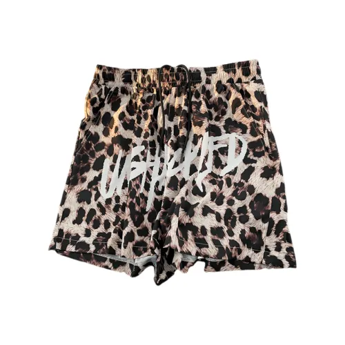 Bubble Trap Повседневные шорты Унисекс Леопардовый принт Шорты