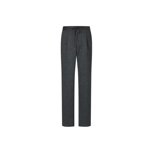 Corneliani Темно-серые Мужские Повседневные Штаны