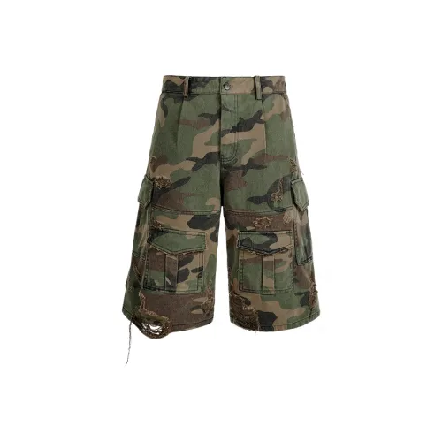 ANTIDOTE WORLDWIDE Шорты карго Унисекс Камуфляж