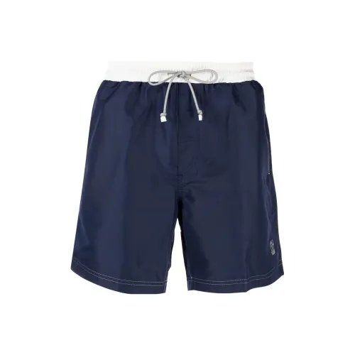 BRUNELLO CUCINELLI Sea Blue Мужские Повседневные Шорты