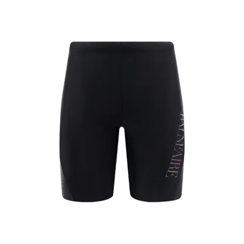 BALNEAIRE Кул-плэй Черный Скрытая текстура Мужские плавательные шорты