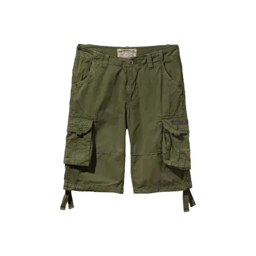 Alpha Industries Зеленые Мужские Повседневные Шорты