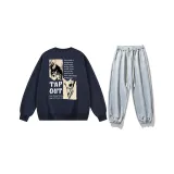 167 Темно-синий + 03 Серый