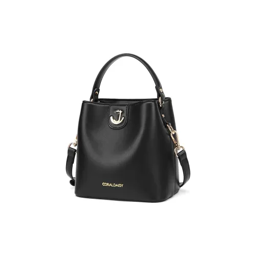 CORALDAISY Сумка через плечо из синтетической кожи сумка обычного размера женская мушсированный черный туманный коричневый