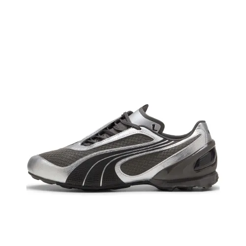PUMA V S1 Кэжуал Низкий Топ Черный/Серебряный Унисекс