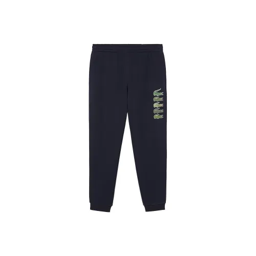 LACOSTE Collaboration Повседневные брюки Мужские Темно-синие