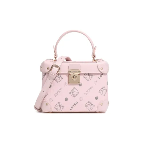 Disney Strawberry Bear Series ПВХ Коробка Сумка Через плечо Женская Розовая Экрю Молочно-чайная