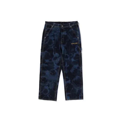 A BATHING APE Темно-синий NYX Мужские Джинсы